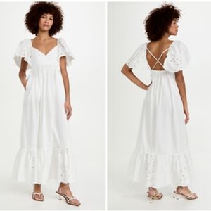 En Saison White Eyelet Dress